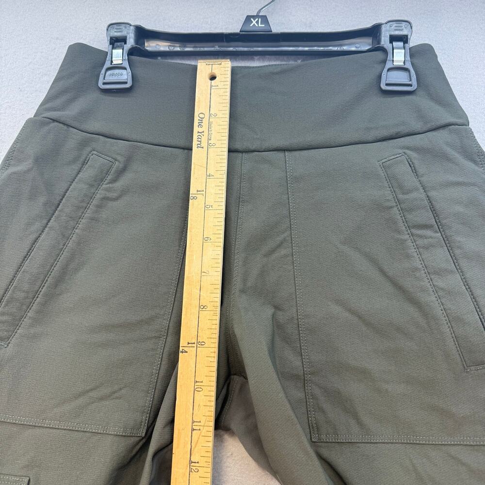 EUC Athleta Headlands Hybrid High Rise Cargo Leggings Women's 4 Olive Green EUC - Picture 13 of 15